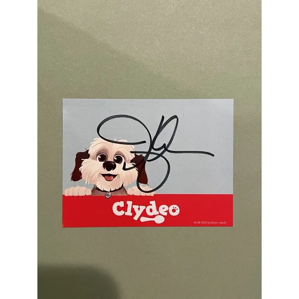 Jennifer Aniston SIGNED BOOK Clydeo Takes a Bite Out of Life Autographed #2